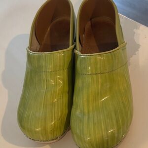 Green Slip-On Clogs